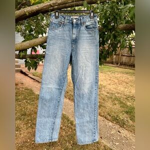 Madewell 90’s curvy straight jeans 25 high rise